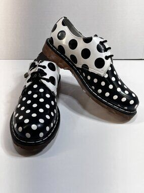 NEW ~ CULT "British Style Since 1987" Womens Shoes Polka Dots Size: 6.5/ 37